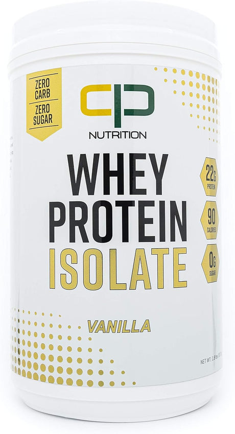 100% Whey Protein Isolate- Zero Carb Zero Sugar Vanilla