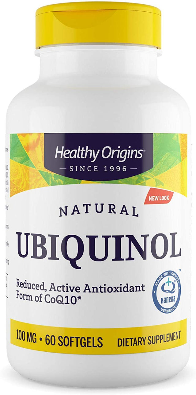 Healthy Origins Ubiquinol 100 Mg (60 Softgels)
