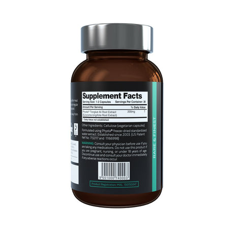 Akarali Pure Tongkat Ali Longjack 200:1 Highly Concentrated 1.5% Eurycomanone US Patented Physta® Freeze-Dried Extraction Technology Supports Testosterone, Performance & Energy