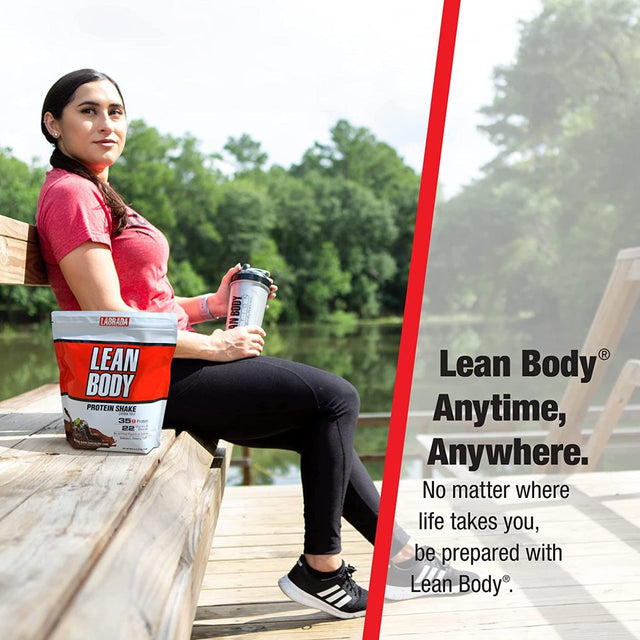 Labrada Lean Body Hi-Energy Meal Replacement Shake, Power Latte, 35G Protein, 2.47Lb