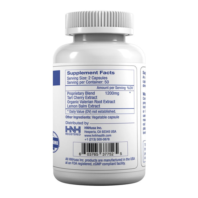 Dr.K&C Sleepzen7 Sleep Aid Supplement – 1200 Mg 100 Veggie Capsules All Natural Botanical Plant Sourced Sleeping Support Organic Tart Cherry Valerian Root Extract No Filler Non GMO