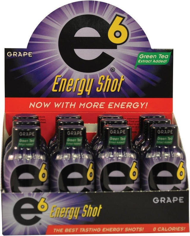 Grape Energy Shot 12 Pack Best Tasting!