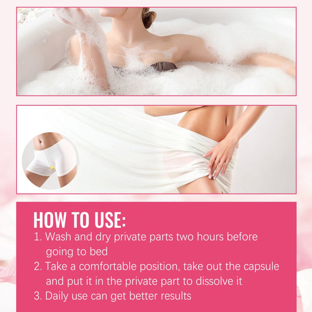 Hx-Meiye 10Pcs Feminine Care Capsules Supports Vaginal Health Capsules for Restoring Firmness and Tenderness