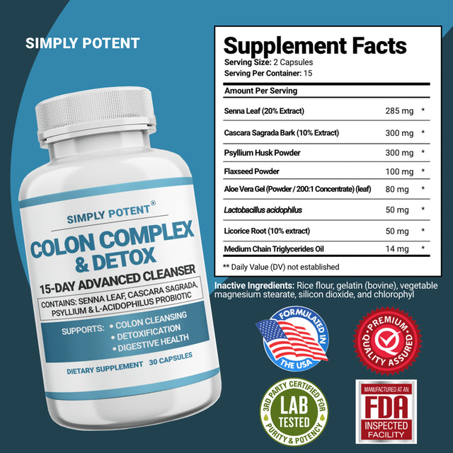 Kidney Support & Colon Cleanse Bundle - Simply Potent Kidney & Colon Support