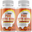 2 Pack - Pure Keto Burn for Weight Loss with Advanced Fat Burn Raspberry Ketones - 120 Capsules
