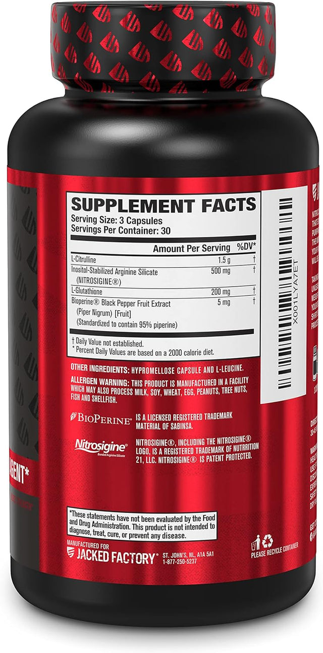 Jacked Factory Androsurge Estrogen Blocker for Men + Primasurge Testosterone Booster for Men + N.O. XT Nitric Oxide Booster + Build XT Muscle Builder