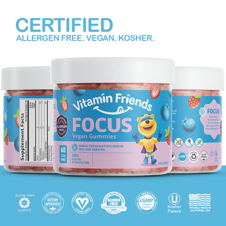 Focus Vegan Gummies (Sharp PS)