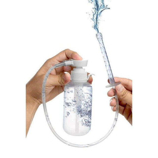 Kingfurt Silicone Vaginal Irrigator - Reusable Pudendal Syringe for Gynecological Health - Non-Allergenic & BPA Free - 9-Hole Spray Design