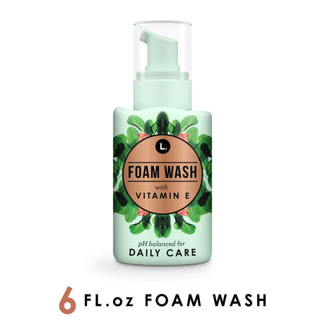 L. Fragrance Free Daily Care Foaming Wash, Ph Balanced, Free from Sulfates or Parabens, 6 Fl Oz