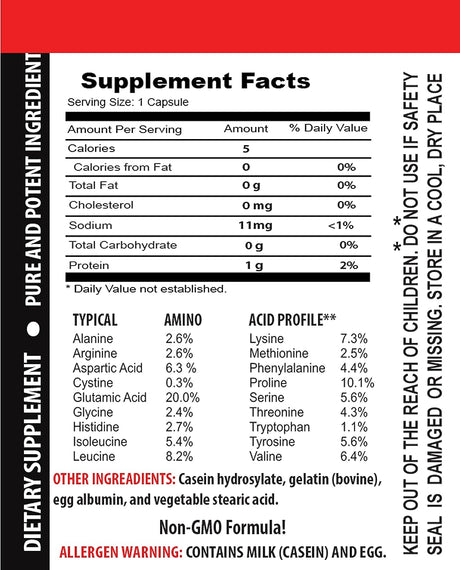 Muscle Booster for Men - Amino Acid 1000 MG Complex - L-Lysine Pills - 2 Bottles 200 Capsules