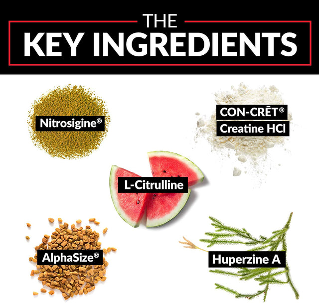 Force Factor Volcano Extreme Pre Workout Nitric Oxide Booster Supplement for Men with Creatine, L-Citrulline,And Huperzine a for Better Muscle Pumps, Strength, Focus, Workout Performance, 90 Tablets