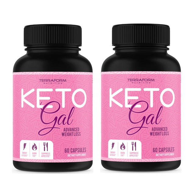 Keto Gal – Keto Diet Weight Loss Supplement for Women – Supports Weight Loss, Fat Burn, Energy & Focus – 2 Pack – USA Made