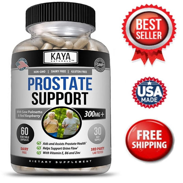 Kaya Naturals Prostate Support - Reduce Frequent Urination, Stamina Supplement