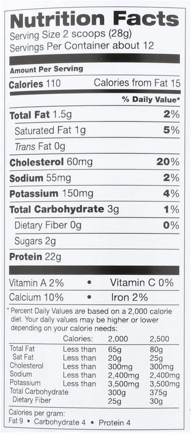 Grass Fed Organic Whey Protein - Organic Plain Unsweetened 12 Ounce (340 Grams) Pwdr