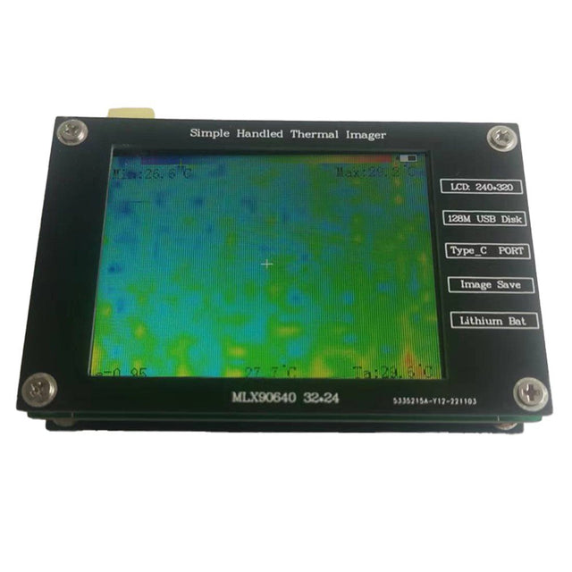 Simple Handheld Thermal Imaging Camera 320 X 240 IR Resolution 2.8 in TFT Screen