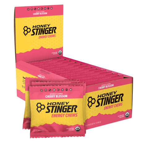 Honey Stinger Organic Energy Chew, Cherry Blossom, 1.8 Oz, 12 Ct