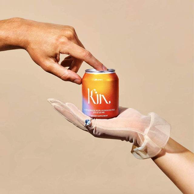 Kin Euphorics, Kin Spritz, Botanic, Adaptogenic, Nootropic, Dietary Supplement, Drink, (8Oz / 236Ml Each), 8 Pack Pack of 6
