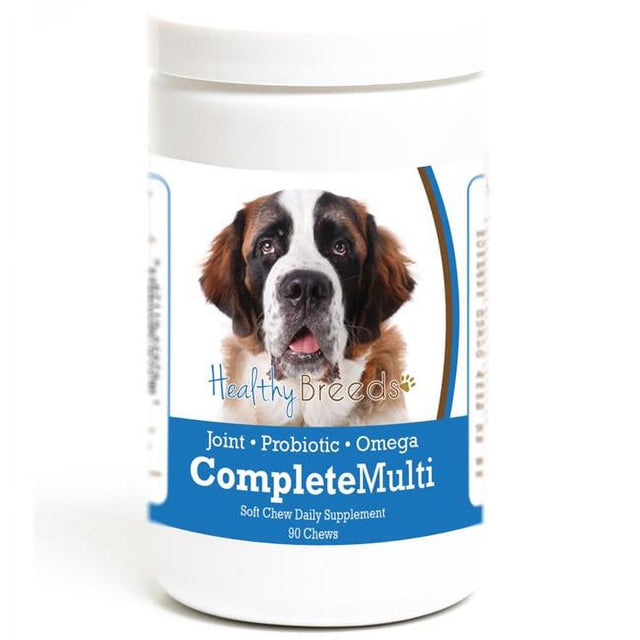 Healthy Breeds 192959011296 Saint Bernard All in One Multivitamin Soft Chew - 90 Count