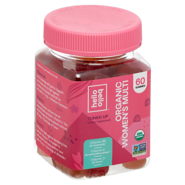 Hello Bello Organic Women'S Multi Vitamin Gummy, 60Ct