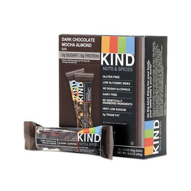 KIND Healthy Snack Bar, Dark Chocolate Mocha Almond KIND Healthy Snack Bar, Dark Chocolate Mocha Almond