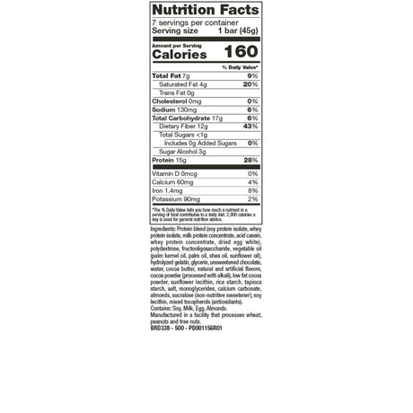 Ideal Protein Compatible Proti Fit Chocolate Crisp High Protein Bars