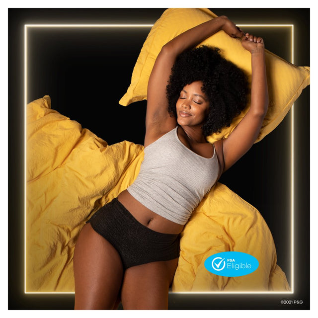 Always ZZZ Overnight Disposable Period Underwear for Women Size LG, 3 Ct