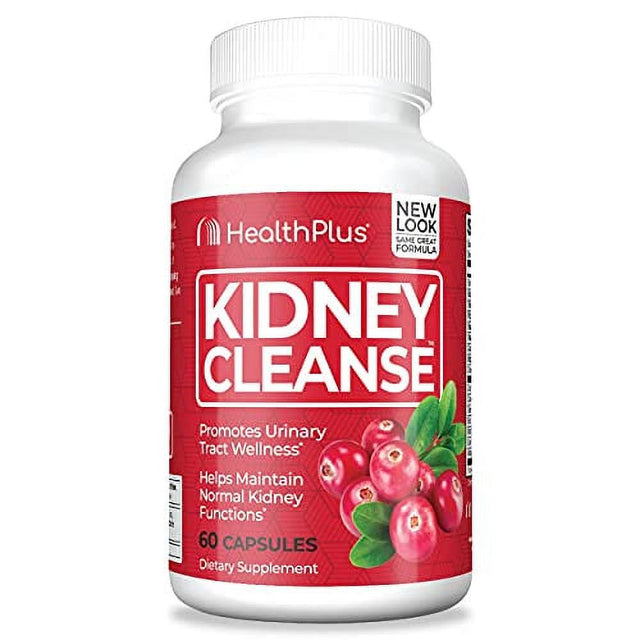 Health plus Kidney Cleanse, 60 Capsules, 30 Servings