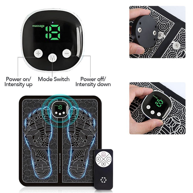 Foot Massager for Neuropathy , Whole Body Massager for Neuropathy, Foot Massager for Circulation and Pain Relief, for Those Who Stand and Work All Day