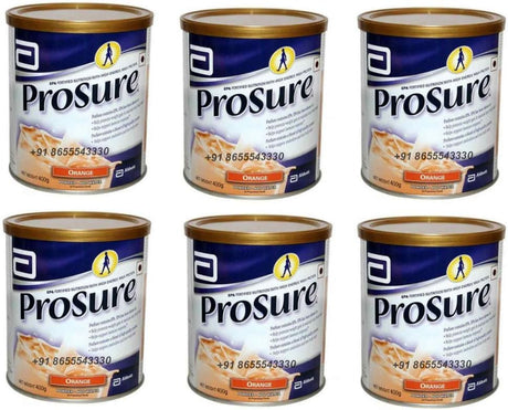 6 X 400 Gm Abbott Prosure Orange for Weight Gain Nutrition Cachexia Lean Mass Gain Anorexia…