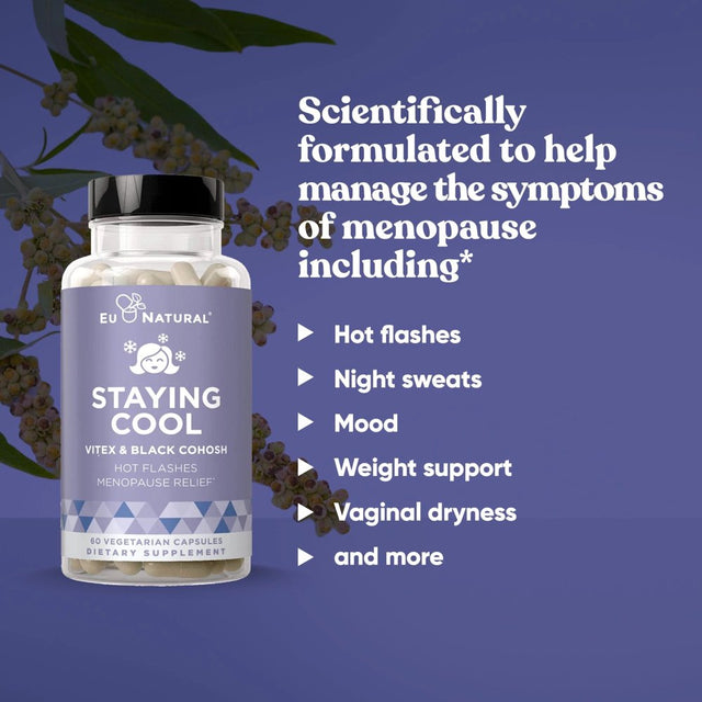 Eu Natural - Staying Cool Hot Flashes & Menopause Natural Relief – 60Ct