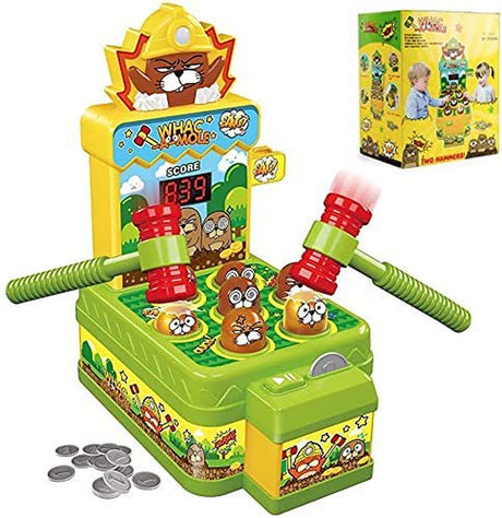 Gara Whack a Mole Game for Toddlers, Electronic Mole Bop Kids Game, Pounding Toy for Kids with 2 Playing Modes, Preschool Learning Toy for 3-Year-Old and up for Boys and Girls
