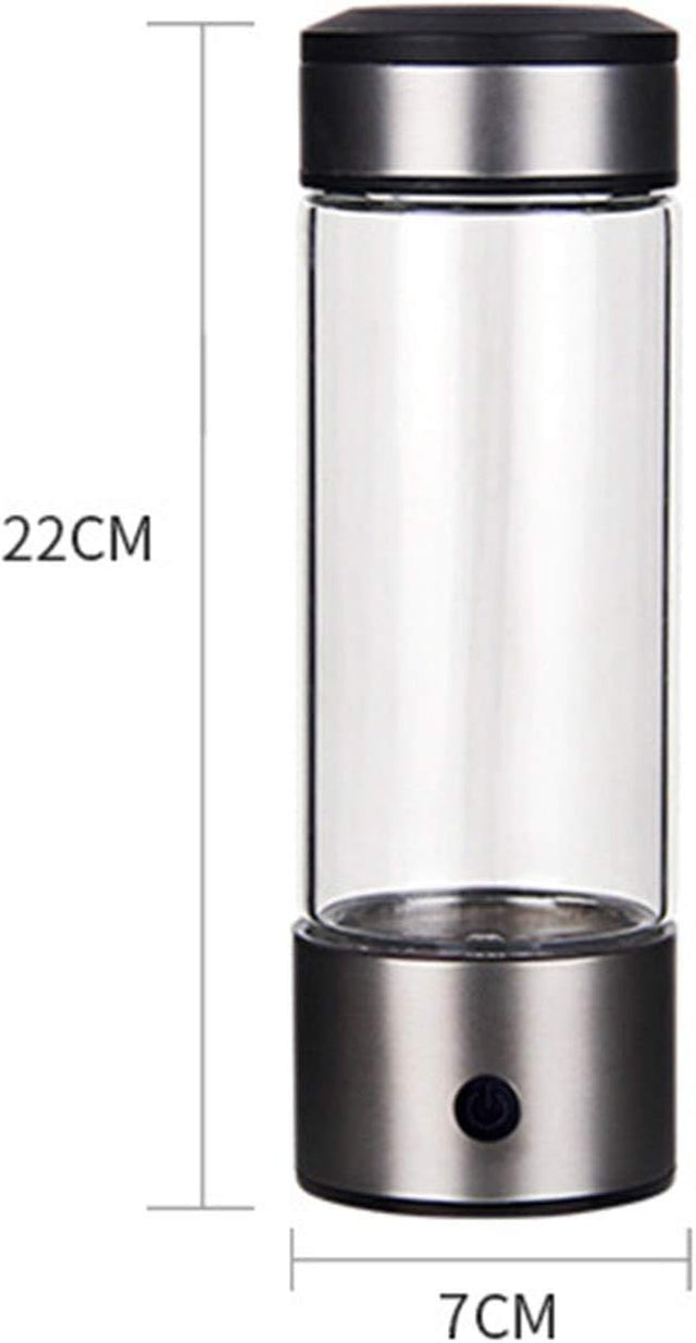 High Concentration Hydrogen-Rich Water Cup SPE Ion Membrane Alkaline Water Purifier Micro-Electrolysis Water Glass 320Ml