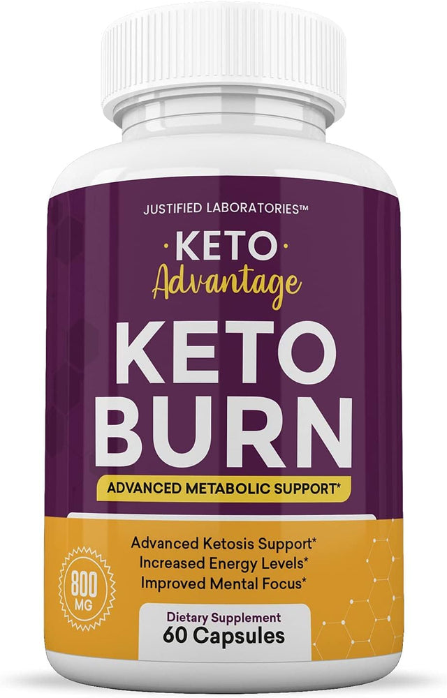 (5 Pack) Keto Advantage Keto Burn Pills Includes Apple Cider Vinegar Gobhb Exogenous Ketones Advanced Ketogenic Supplement Ketosis Support for Men Women 300 Capsules