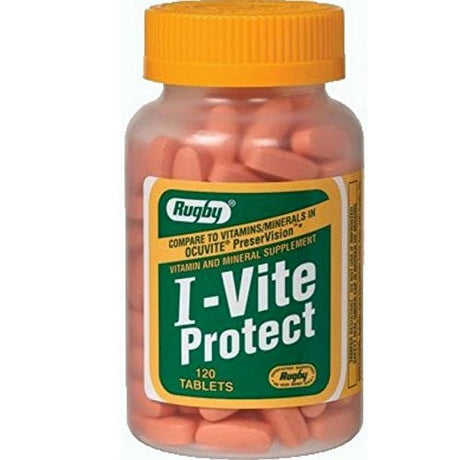 I-Vite Protect Vitamin and Mineral Supplement Tablets by Rugby, 120 Ea, 3 Pack