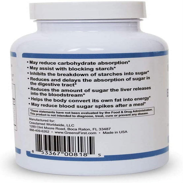 Greens First LEAN™ Carb Blocker 5.0 Dietary Supplement, 90 Capsules