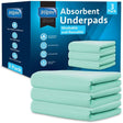 Inspire Washable and Reusable Incontinence Bed Pads | 3 Pack Waterproof Mattress Pad Chux Pads | Bed Pads for Incontinence Washable | Waterproof Bed Pads 3 Pack (3 Pack 24" X 36")