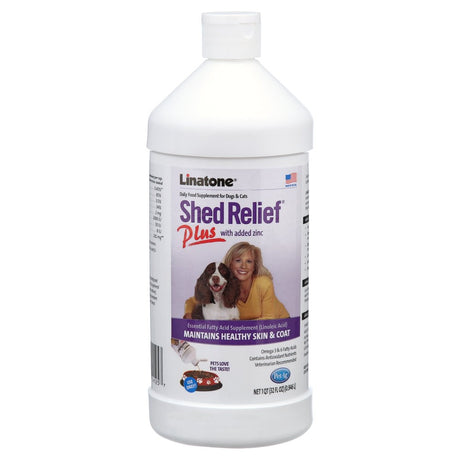 Lambert Kay Linatone Shed Relief plus for Dogs & Cats, 32 Oz.