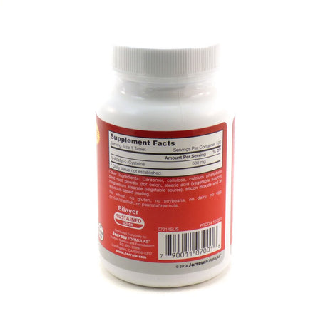 Jarrow Formulas N-A-C Sustain, Supports Liver and Lung Function, 600 Mg, 100 Sustain Tabs