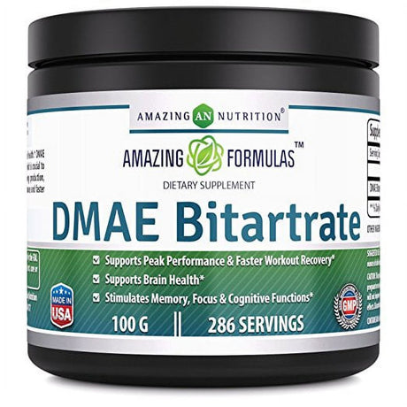 Amazing Formulas DMAE Bitartrate 100G 286 Servings
