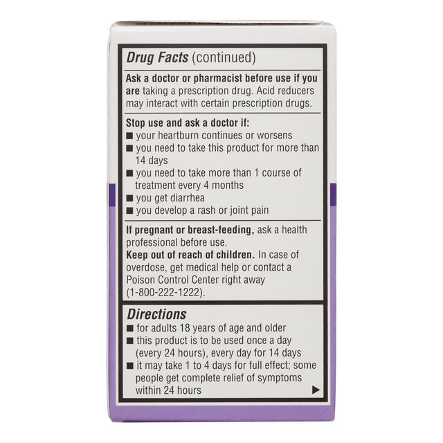 Equate Omeprazole Delayed-Release Acid Reducer Capsules 20Mg, 14 Count