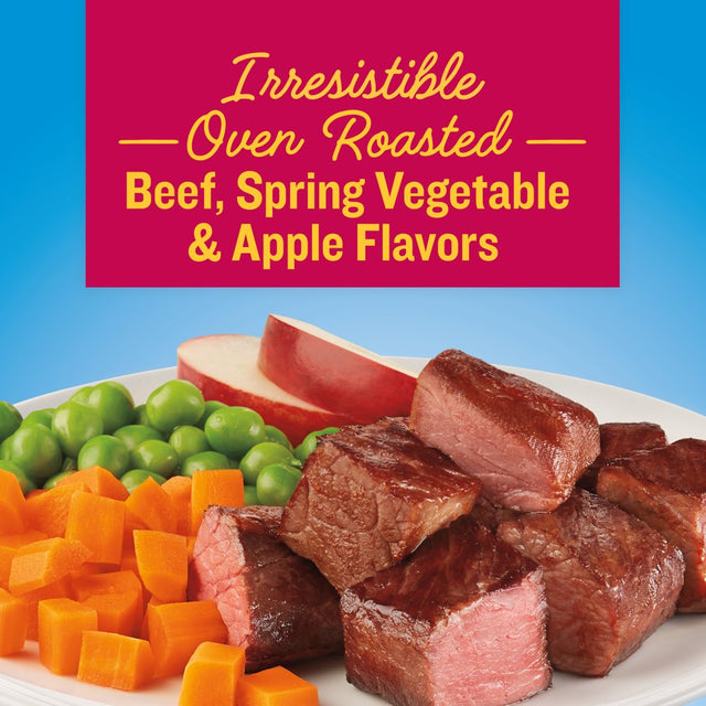 Kibbles ‘N Bits Bistro Mini Bits Small Breed Dog Food, Oven Roasted Beef, Spring Vegetable and Apple Flavors, 3.5 Lb. Bag