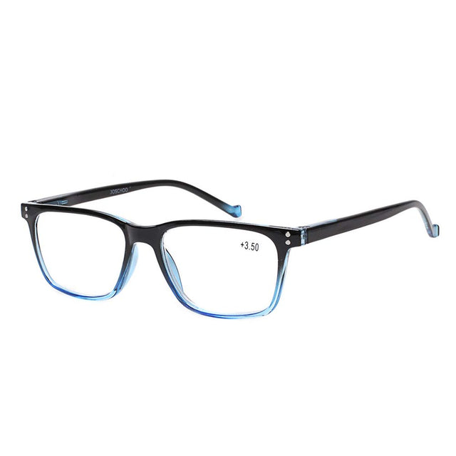 JOSCHOO 5 Pack Reading Glasses for Men Spring Hinges Lightweight Reader (+250)