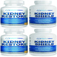 Healthy Kidney Kidney Shield + Kidney Restore Double Bundle: 4 Bottles (2 Kidney Shield + 2 Kidney Restore)