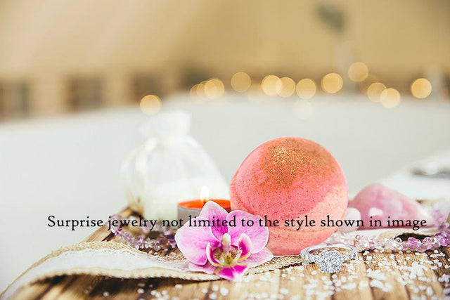 Ivy & Bauble Handmade Fruity Scent Jewelry Bath Bombs with Surprise Ring |Made in USA | No Paraben, No Preservatives, No Phosphate| Aroma Therapeutic Moisturizer for Bubble & Spa Bath| 8Oz-Size 5