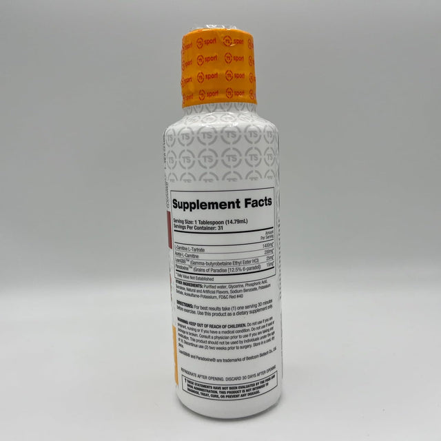 Fireball L-Carnitine Liquid W/Paradoxine, Red Hot Fireball, 16 Ounce