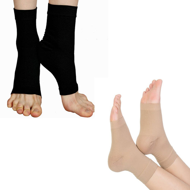 HGYCPP Ankle Compression Sleeve Open Toe Compression Socks for Swelling Plantar Fasciitis Sprain Neuropathy Foot Brace Support