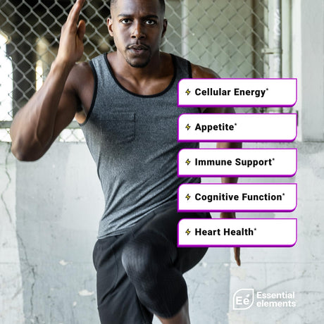 Essential Elements Apple Cider Vinegar Gummies from the Mother - Naturally-Sourced, Vegan ACV with Folic Acid and Vitamin B6 & B12 60 Count