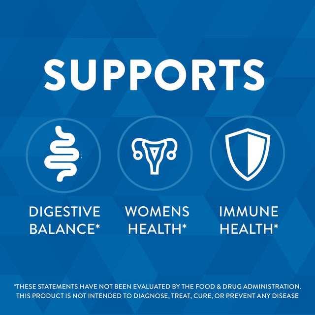 Fortify Women'S Extra Strength Probiotic Capsules, 50 Billion Live Probiotics, 30 Count