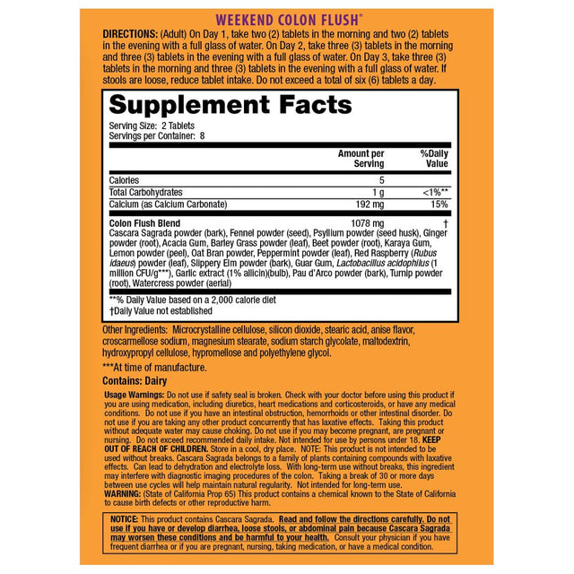 Irwin Naturals Weekend Colon Flush