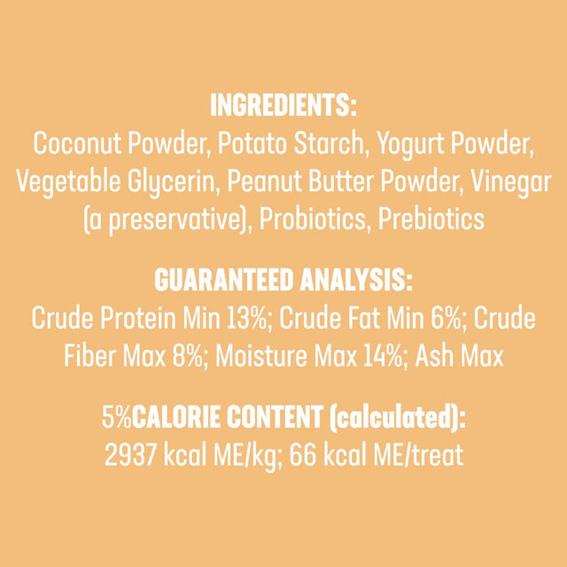 Himalayan Pet Supply Health and Wellness Yogurt Sticks Peanut Butter